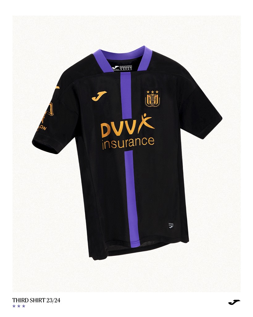 Tercer uniforme del Anderlecht de Bélgica