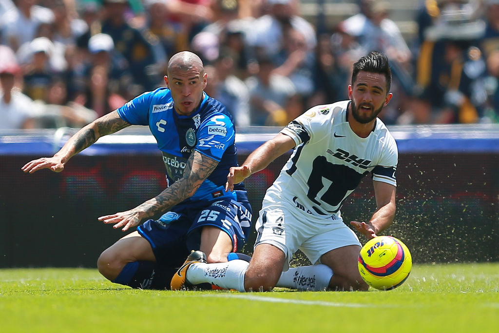 El 'Chatón' en su paso por Puebla, uno de sus últimos equipos en Liga MX