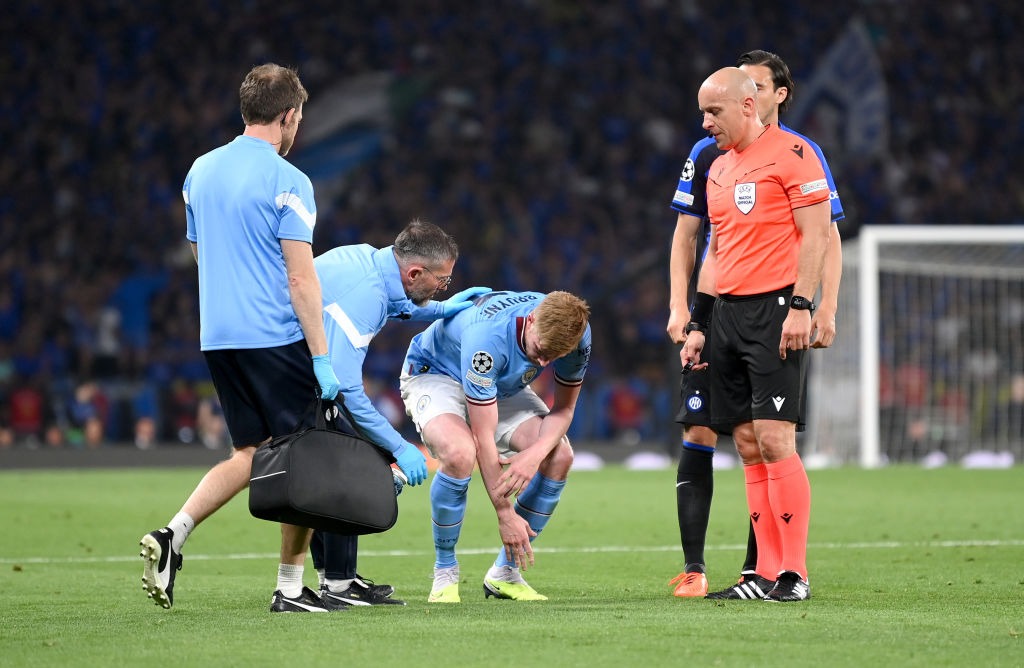 Kevin de Bruyne se va de la final de Champions League