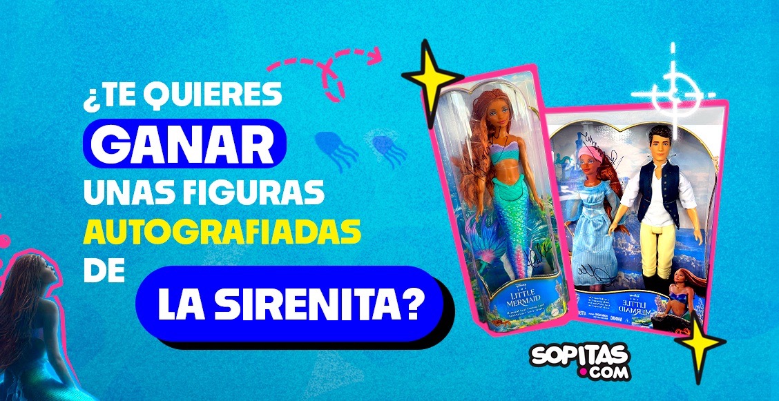 Llévate unas figuras de 'La Sirenita' autografiadas por Halle Bailey y Javier Bardem