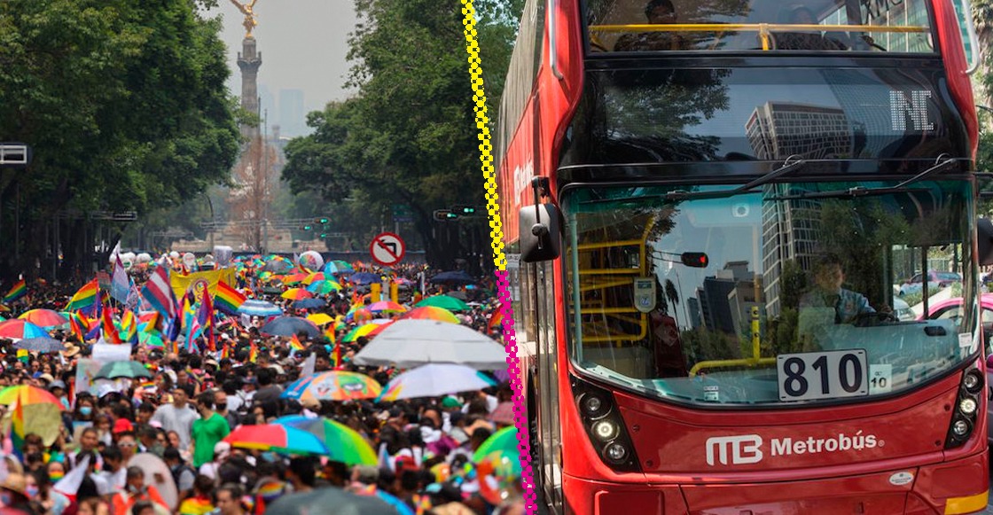 Estaciones cerradas del Metro y Metrobús por la Marcha LGBT+ en CDMX