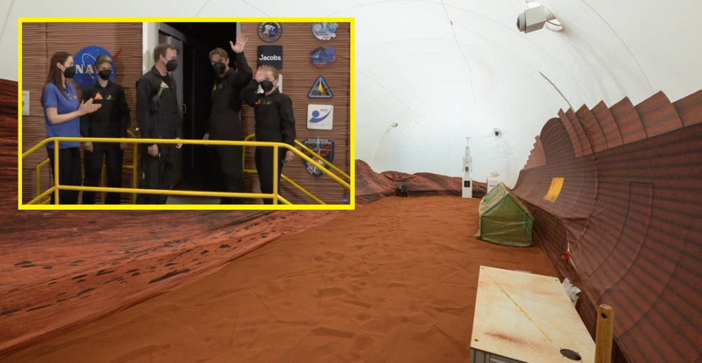 ¡Wow! 4 personas pasarán un año dentro de un simulador de Marte en la NASA