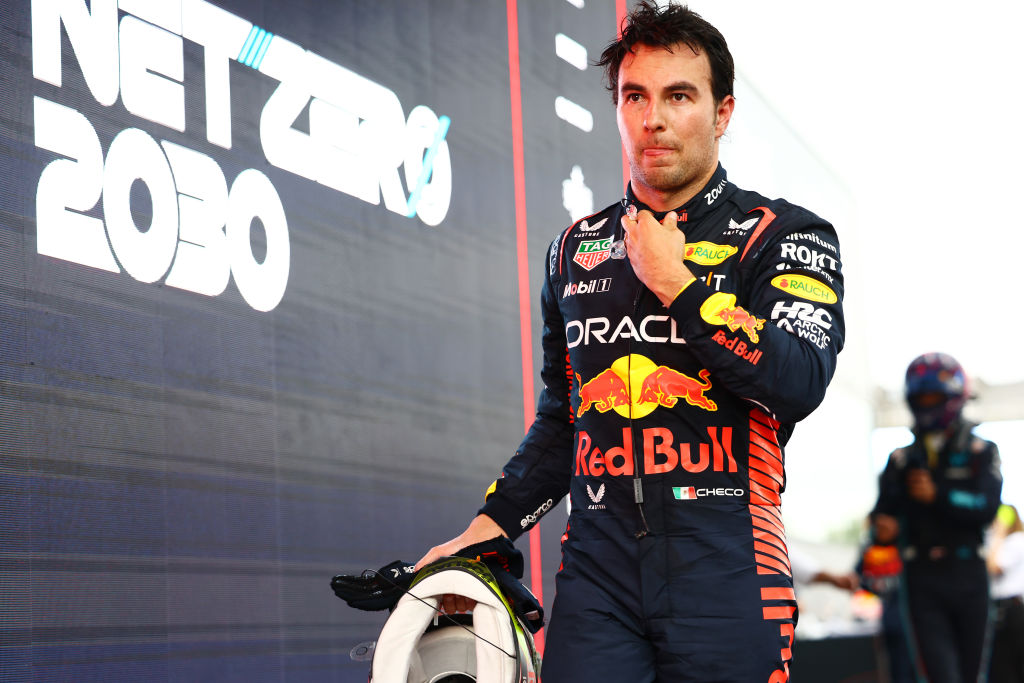 Checo Pérez tras el GP de España