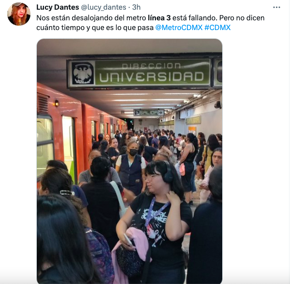 ¿Qué pasó en la línea 3 del Metro este sábado 3 de junio?