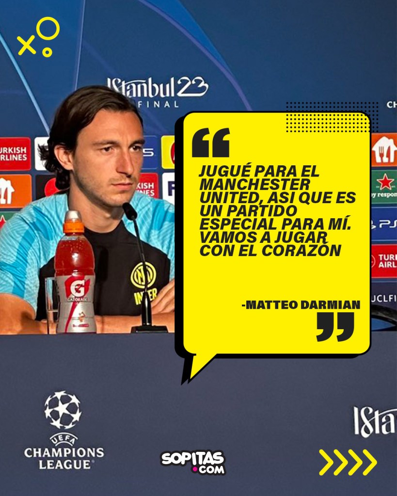 Matteo Darmian y sus palabras previo a la final de la Champions League