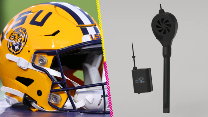 ¡Frescos! La razón por la que LSU, equipo de futbol americano, presentó cascos con aire acondicionado