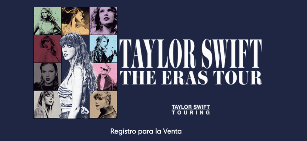Te decimos (paso a paso) cómo registrarte para comprar boletos de Taylor Swift en México