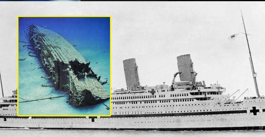 restos-britannic-hermano-gemelo-titanic-explorar-naufragio-100-metros-grecia