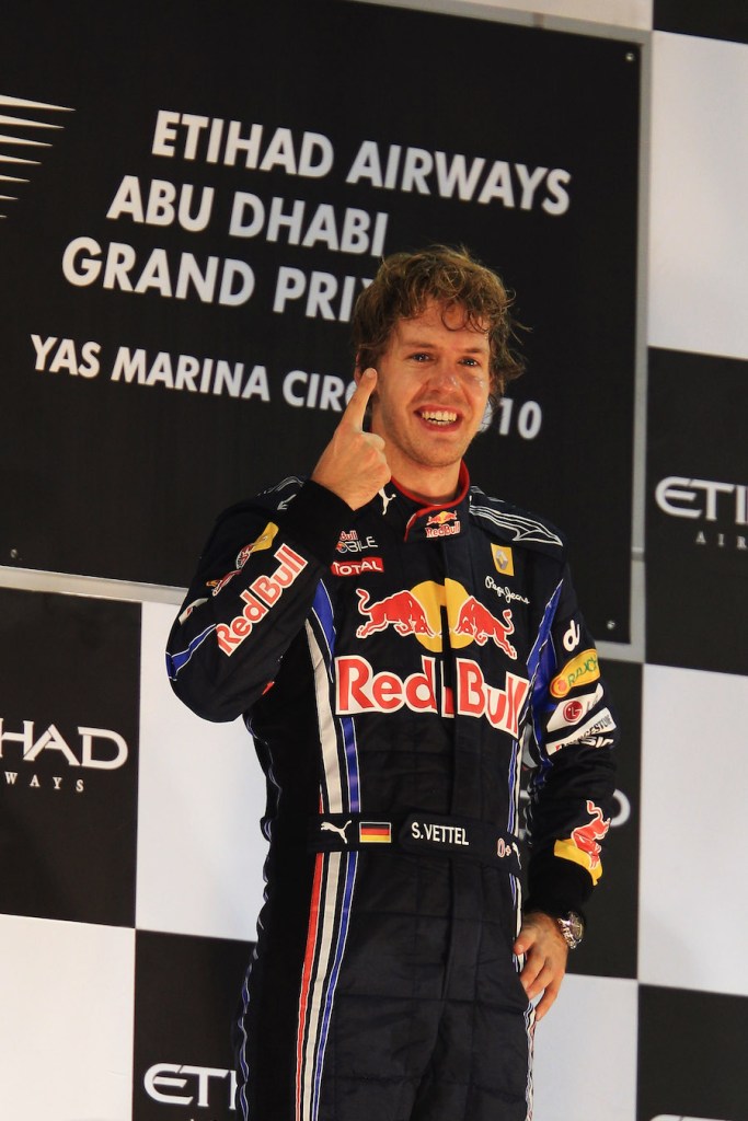Vettel logró cuatro campeonatos en Red Bull