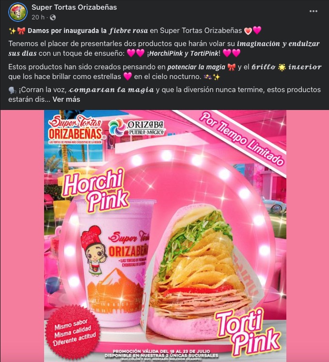 comida mexicana de barbie