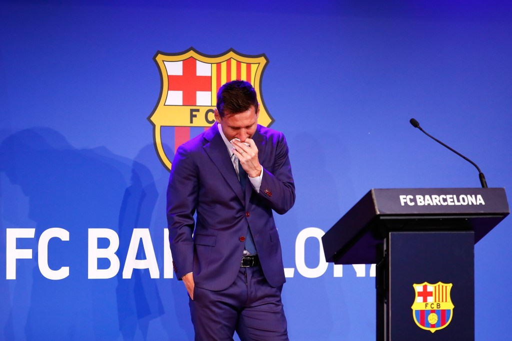 El adiós de Messi al Barcelona