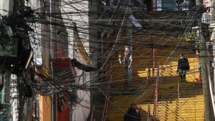 Contaminación visual por cableando eléctrico en las calles de la ciudad.FOTO: ROGELIO MORALES /CUARTOSCURO.COM