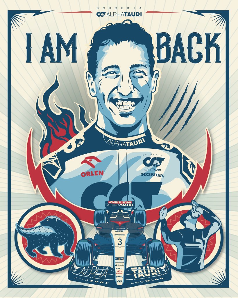 Daniel Ricciardo torna in Formula 1