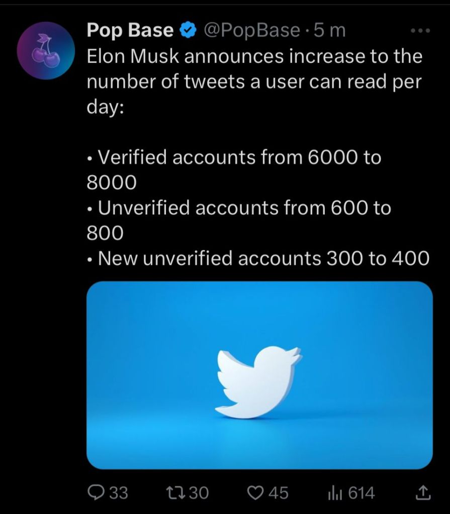 Límite para leer tuits: Elon Musk pone restricciones para quienes no paguen por usar Twitter 