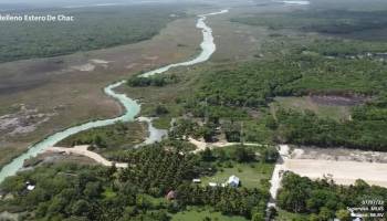 Estero de Chac: Sedena rellenó por "error humano" canal en obras del Tren Maya