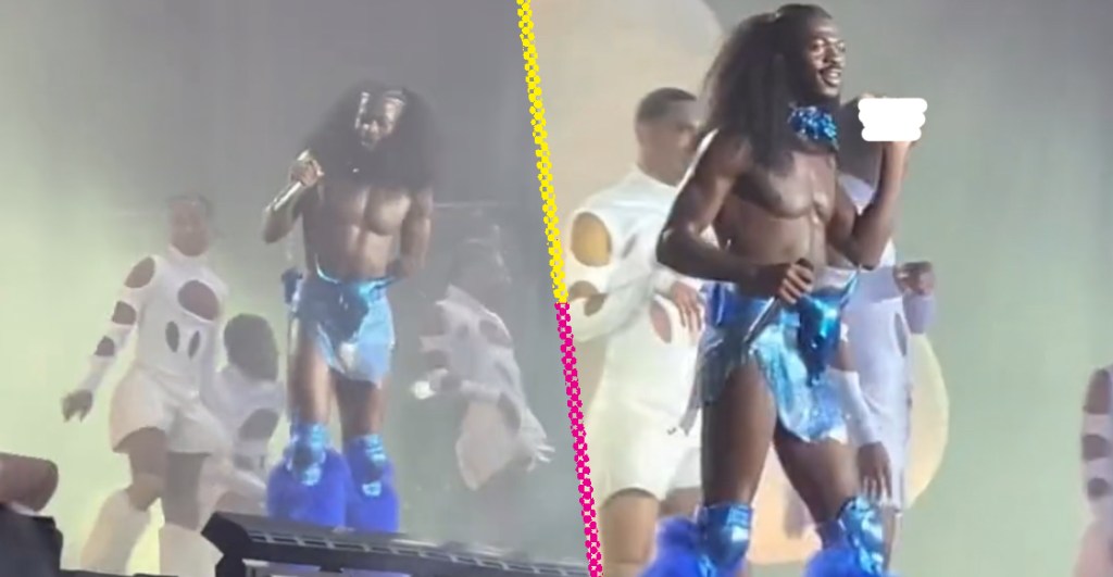 Incomodidad nivel: Le lanzan un juguete sexual a Lil Nas X en pleno concierto
