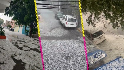 Los videos de la lluvia y granizo que afectaron CDMX