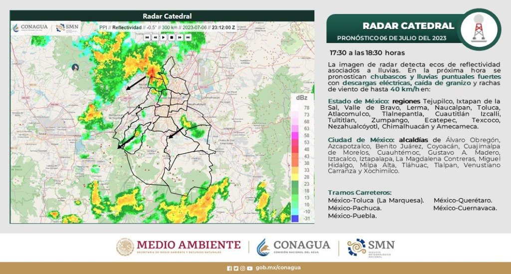 Tláloc anda furioso: Las lluvias y granizo en CDMX, Edomex, Puebla y otros estados
