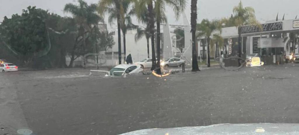 Fotos y videos de la tremenda lluvia que cayó en Querétaro