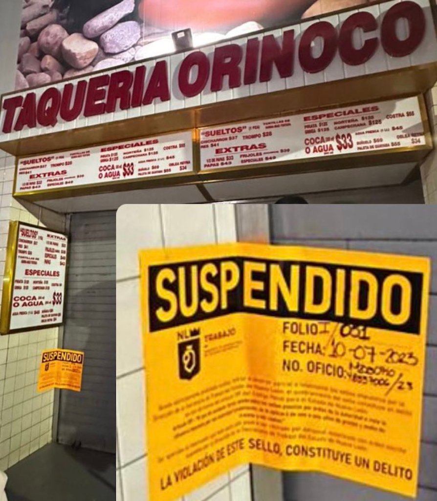 Un mesero goleado, abusos y denuncias: Cierran la taquería Orinoco en Nuevo León