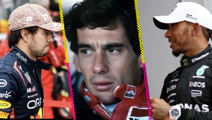 Lewis Hamilton citó a Senna para justificar el toque con Checo Pérez