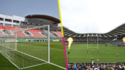 ¿Cuáles son las diferencias entre una cancha de futbol y rugby?