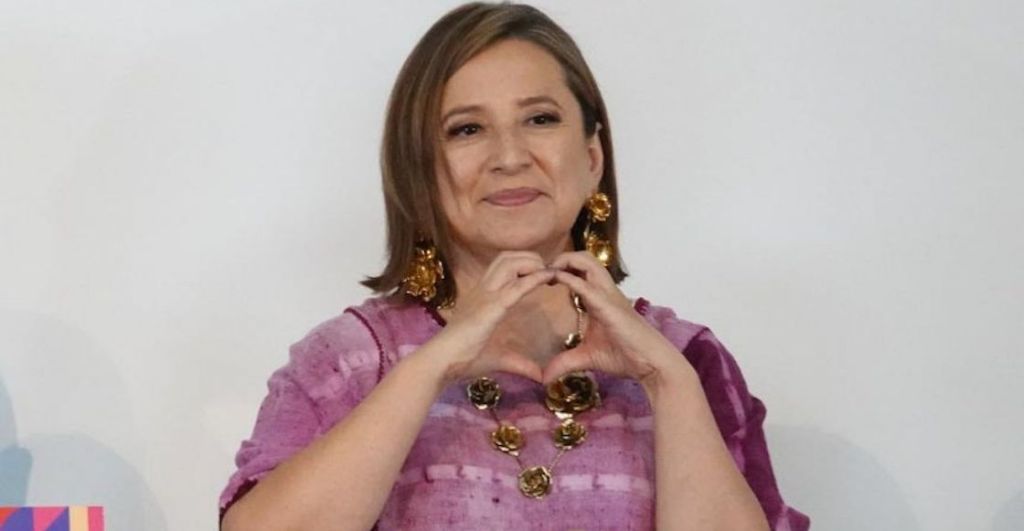 La senadora Xóchitl Gálvez acudió al registro a la candidatura a la presidencia por el Frente Amplio por México, realizado en las inmediaciones del PAN