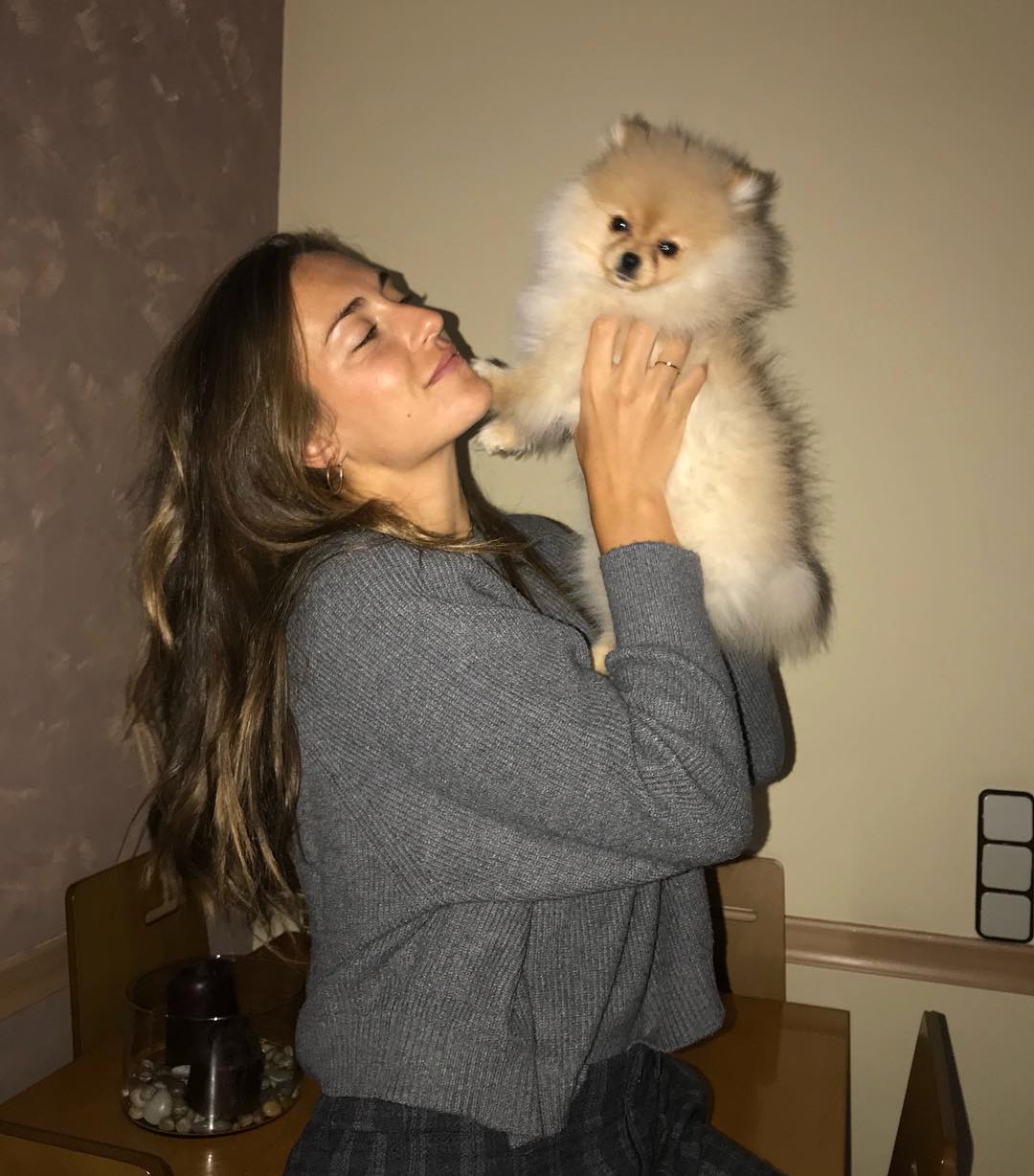 Alexia Putellas y su mascota Nala