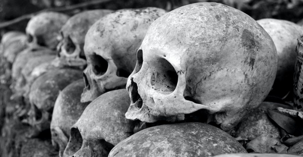 Antiguo cráneo hallaron en China.