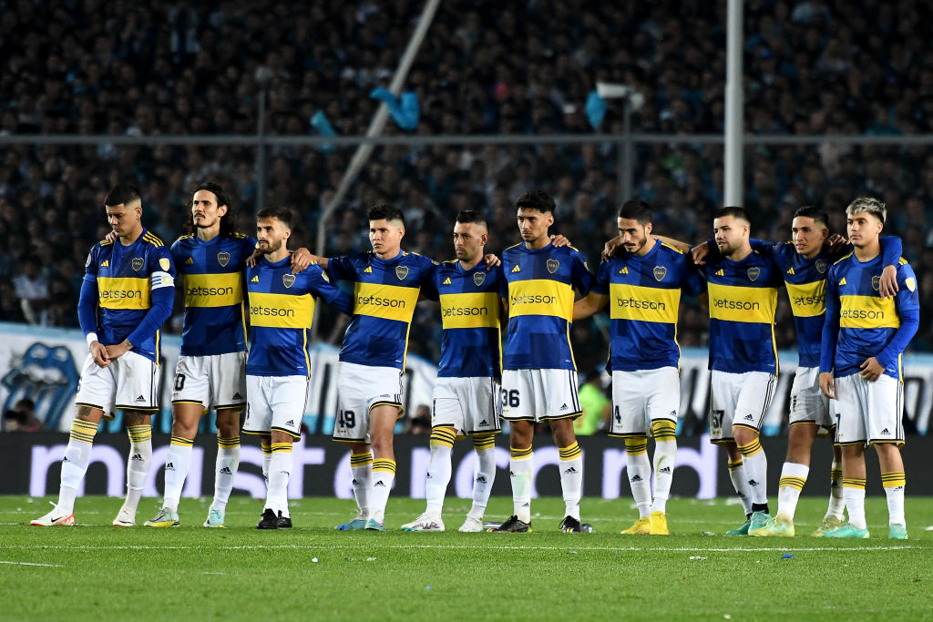 Boca Juniors en la instancia de penales contra Racing