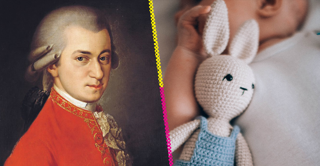 La canción de Mozart que alivia el dolor en bebés.