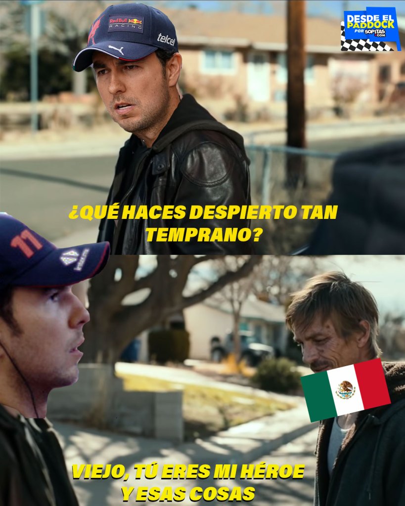 Checo Pérez meme F1