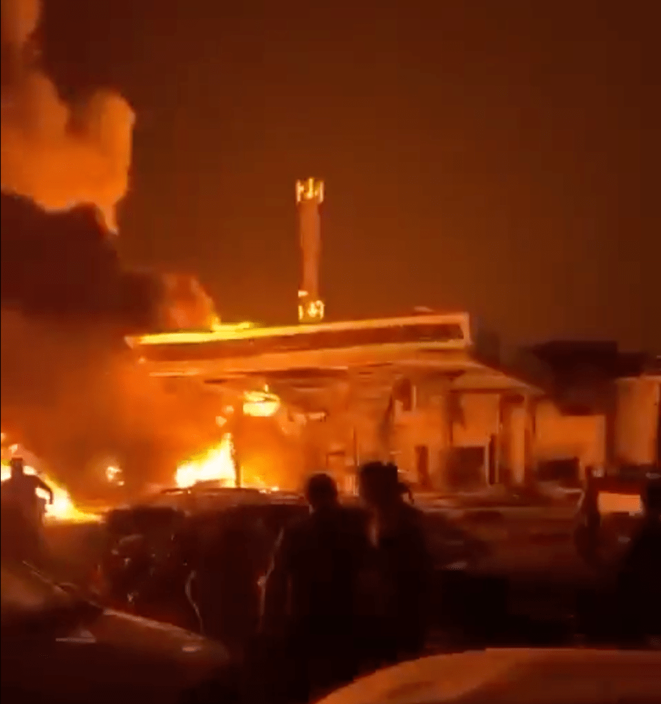 Explosión de gasolinera en Rusia.