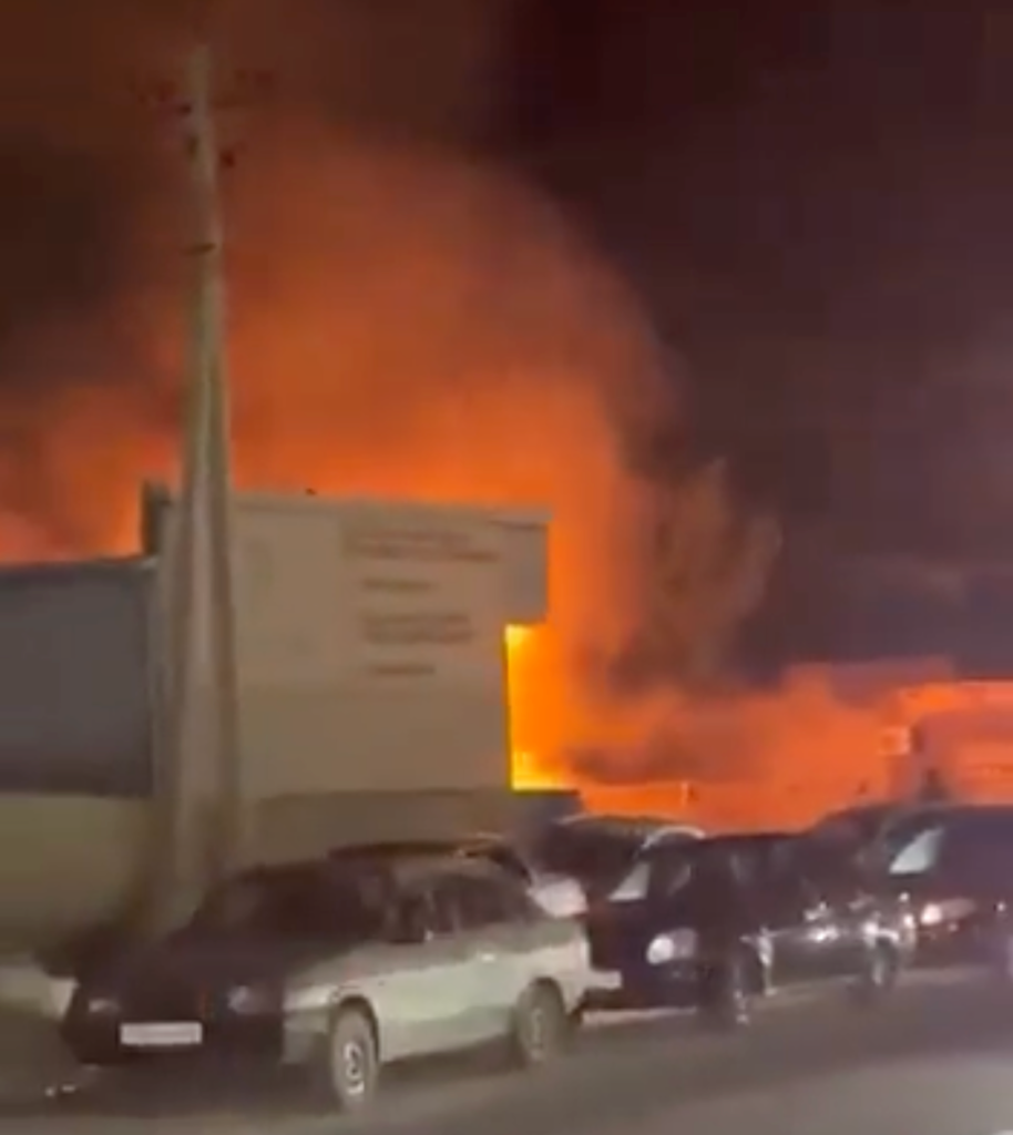 Explosión de gasolinera en Rusia.