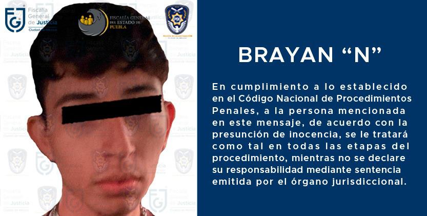 Detienen a Brayan "N", acusado de lanzar petardo que causó la muerte de Patxy en Bachilleres 2
