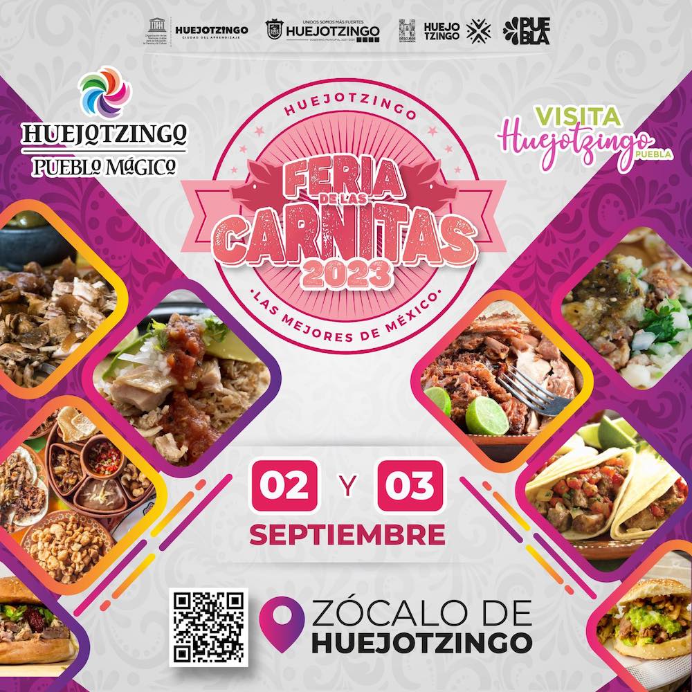 De buche, surtida y maciza: Échate un taco en la Feria de las Carnitas 2023 en Puebla
