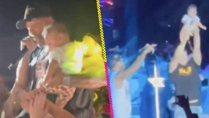 Flo Rida cachó a un bebé en pleno concierto (y casi se lo queda)