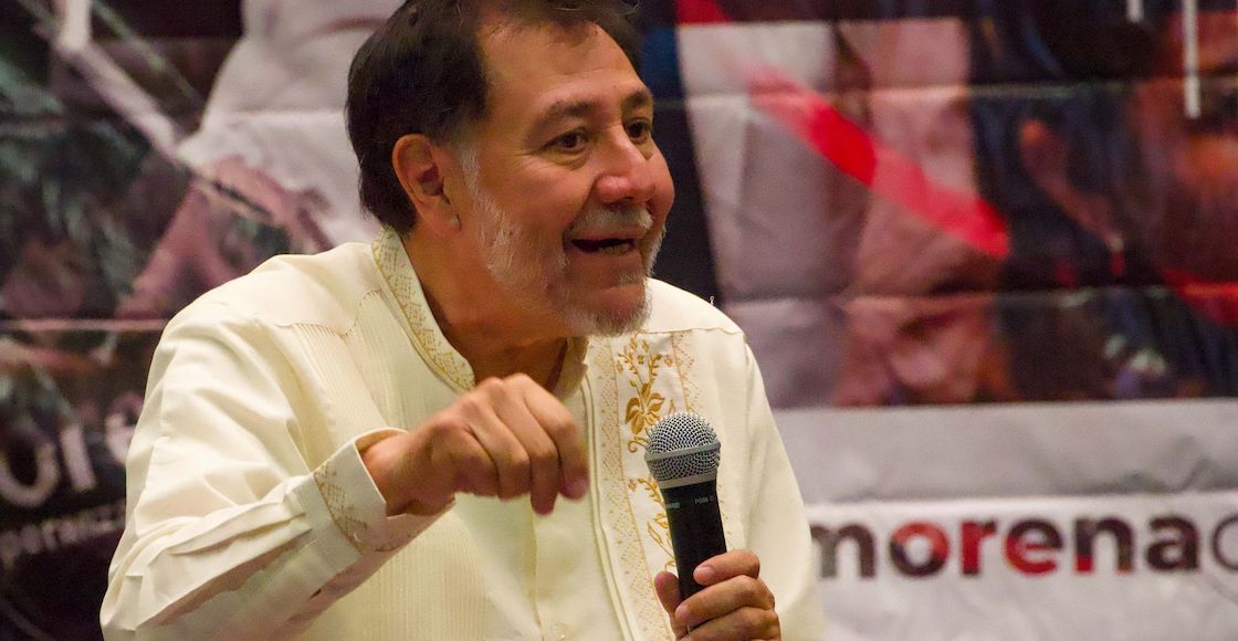 Gerardo Noroña durante el Diálogo Circular con los aspirantes a la elección interna de Morena.