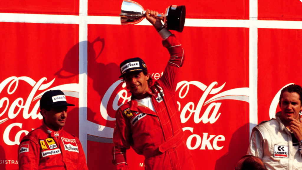Gerhard Berger conquistó Monza en 1988
