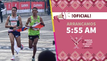 Maratón de la Ciudad de México iniciará a las 5:55