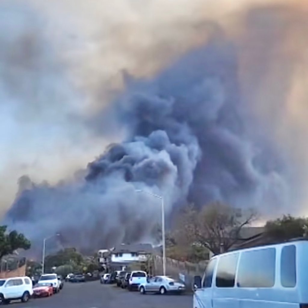 Incendios forestales en Maui.