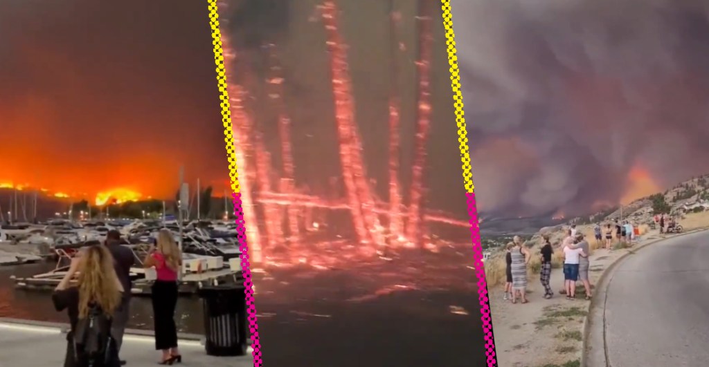 Los videos más estremecedores de los incendios en Canadá