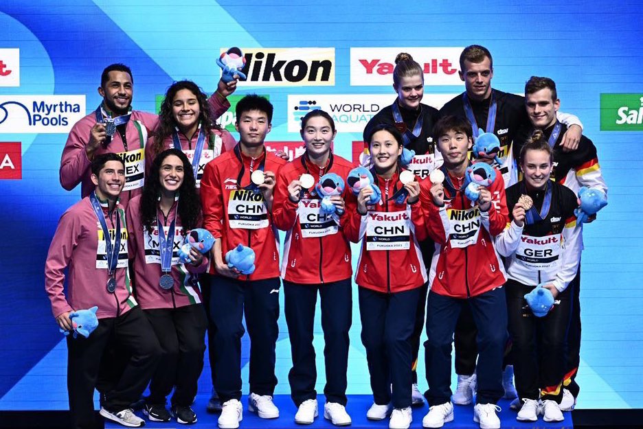 Medalla para México en el Mundial de Natación de Fufuoka