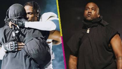 Kanye West regresó a los escenarios en un concierto de... ¿Travis Scott?
