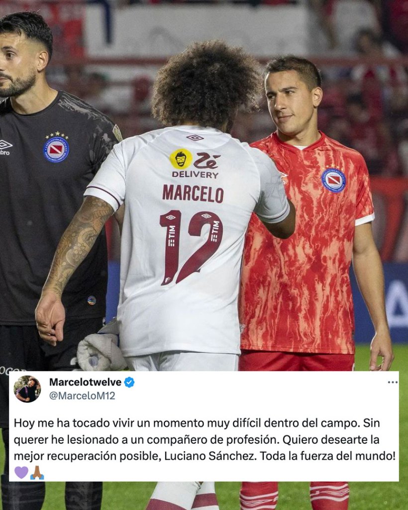 Las disculpas de Marcelo en redes sociales