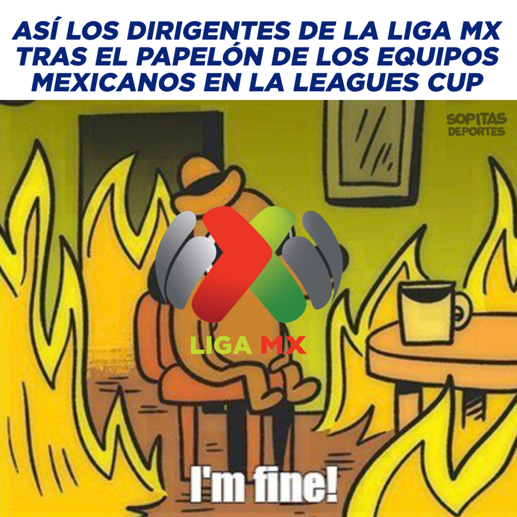 Meme del fracaso de Liga MX en Leagues Cup