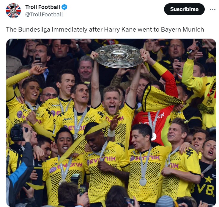 Los memes se burlan de Harry Kane y el Bayern Munich