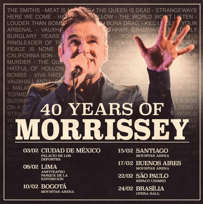 Morrissey en concierto en México con nueva fecha