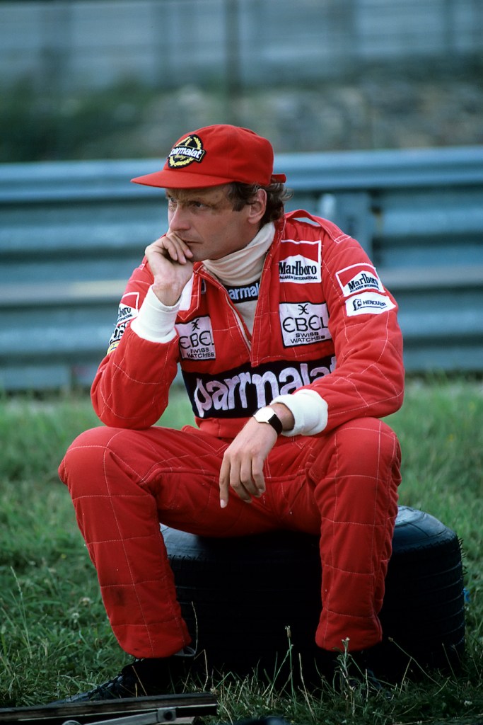 Niki Lauda ganó tres campeonatos en Fórmula 1