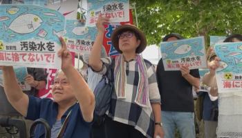 protestas aguas residuales fukushima